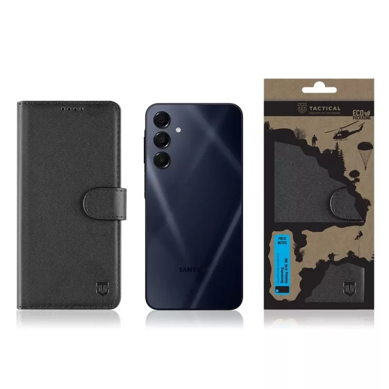 Tactical Book Cover Field Notes Galaxy A16 5G Μαύρο