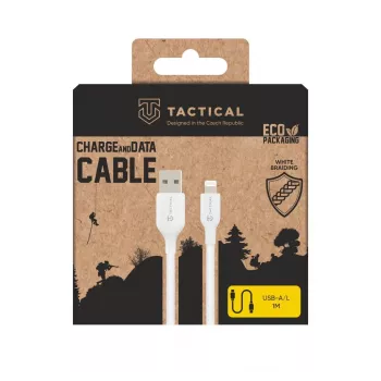 Tactical Stitch Thread Καλώδιο USB-A σε Lightning, Λευκό
