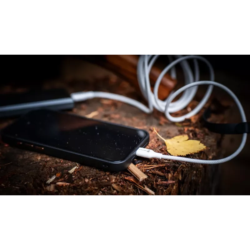 Tactical Stitch Thread Καλώδιο USB-A σε Lightning, Λευκό