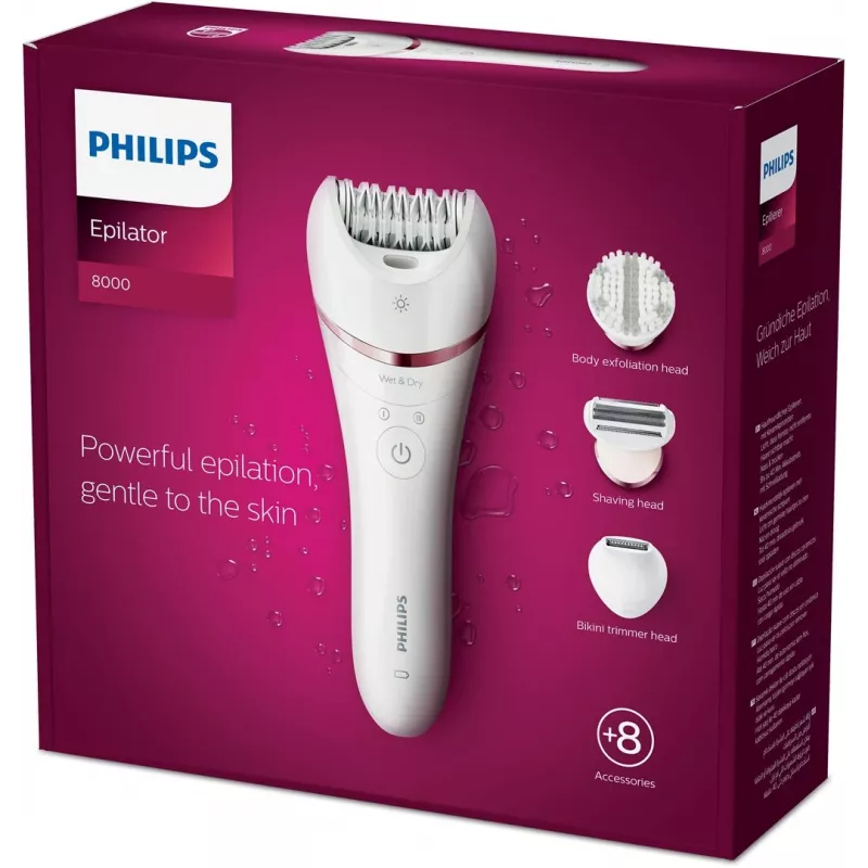 Philips 8000 Series Αποτριχωτική μηχανή BRE735/00 Υγρή και Στεγνή