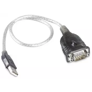 Καλώδιο Μετατροπέα RS232 σε USB με Chipset Prolific PL2303, 0,8 m, Μαύρο