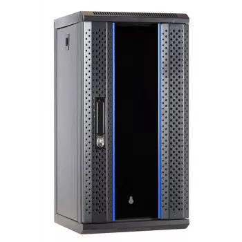 DSIT DS10-3312 12U 10 ιντσών Επιτοίχια Θήκη Server με Γυάλινη Πόρτα, 312x310x618 mm, Μαύρο