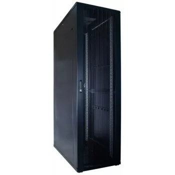 DSIT 42U 19 ιντσών Server Rack με Διάτρητη Μπροστινή Πόρτα, 600x1200x2000 mm, Μαύρο