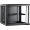 DSIT DS6609 9U Επιτοίχια Θήκη Server με Γυάλινη Πόρτα, 600x600x501 mm, Μαύρο