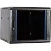 DSIT DS6609 9U Επιτοίχια Θήκη Server με Γυάλινη Πόρτα, 600x600x501 mm, Μαύρο