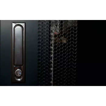 DSIT 42U 19 ιντσών Server Rack με Διάτρητη Μπροστινή Πόρτα 600x600x2000mm Μαύρο