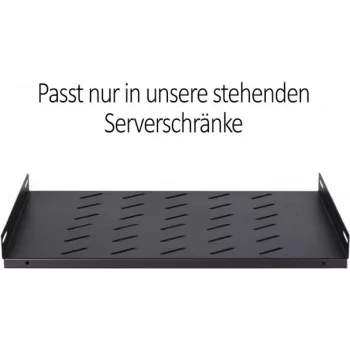 DSIT DS-FH60 1U Σταθερό Ράφι Κονσόλας για Server Rack βάθους 600 mm, Μαύρο