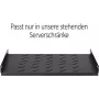 DSIT DS-FH60 1U Σταθερό Ράφι Κονσόλας για Server Rack βάθους 600 mm, Μαύρο
