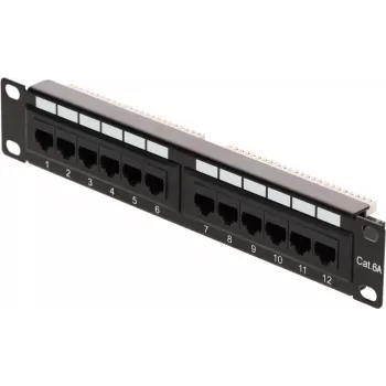 DSIT Patch panel 10 inch 12 θυρών UTP CAT 6a DS-10Patch6a-12UTP
