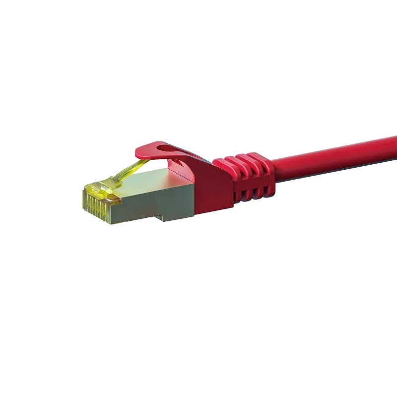 DSIT Καλώδιο δικτύου Cat.7 S/FTP PiMF RJ45 - 7,5 m κόκκινο