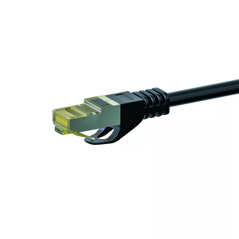 DSIT Καλώδιο δικτύου Cat.7 S/FTP (PiMF) RJ45, 50m, μαύρο