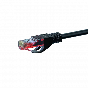 DSIT CAT6 καλώδιο δικτύου U/UTP 0,5 m μαύρο 100% χαλκός (DC-60-005)