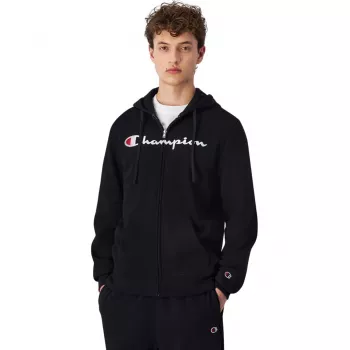 Ανδρικό Champion φούτερ με κουκούλα full zip μαύρο 220255 KK001 M