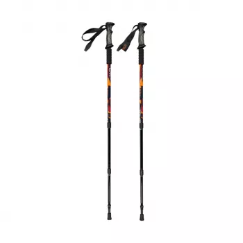 CMP Bern μπαστούνια trekking 3B36297 C905, μαύρο/πορτοκαλί