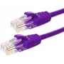 DSIT CAT6 U/UTP Καλώδιο Δικτύου Patch, 3m, Μωβ, 100% Χαλκός (DC-68-030)