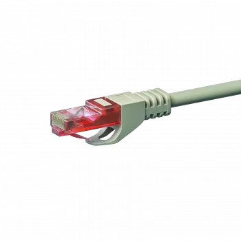 DSIT CAT6 Καλώδιο Δικτύου U/UTP 5m Γκρι 100% Χαλκός RJ45 Ethernet Patch