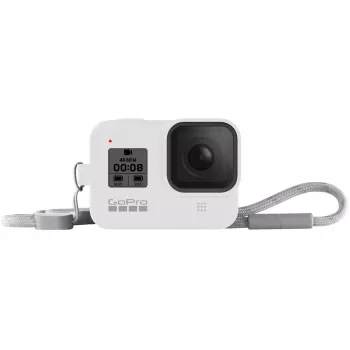 Θήκη + λουράκι GoPro για HERO8 Black, White Hot (AJSST-002)