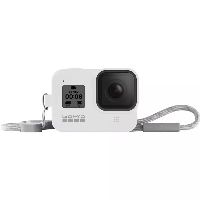 Θήκη + λουράκι GoPro για HERO8 Black, White Hot (AJSST-002)