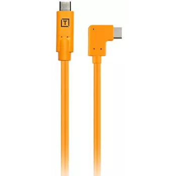 Γωνιακό καλώδιο tethering USB-C σε USB-C Tether Tools TetherPro 50 cm, Orange (CUCRTC1-ORG)