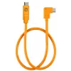 Γωνιακό καλώδιο tethering USB-C σε USB-C Tether Tools TetherPro 50 cm, Orange (CUCRTC1-ORG)