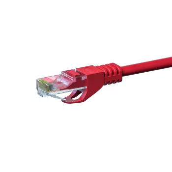 DSIT CAT 6 Καλώδιο Δικτύου U/UTP - 15 Μέτρα - Κόκκινο - CCA - RJ45 - Καλώδιο Ethernet Patch