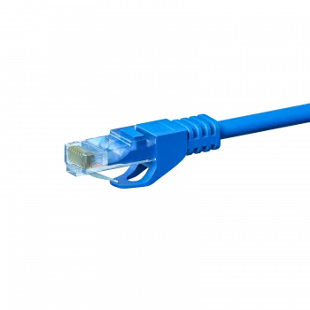 DSIT CAT5e U/UTP καλώδιο δικτύου εγκατάστασης, 50 m, μπλε, 100% χαλκός, συμπαγές, 24 AWG, περίβλημα PVC, ρολό