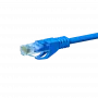 DSIT CAT5e U/UTP καλώδιο δικτύου εγκατάστασης, 50 m, μπλε, 100% χαλκός, συμπαγές, 24 AWG, περίβλημα PVC, ρολό
