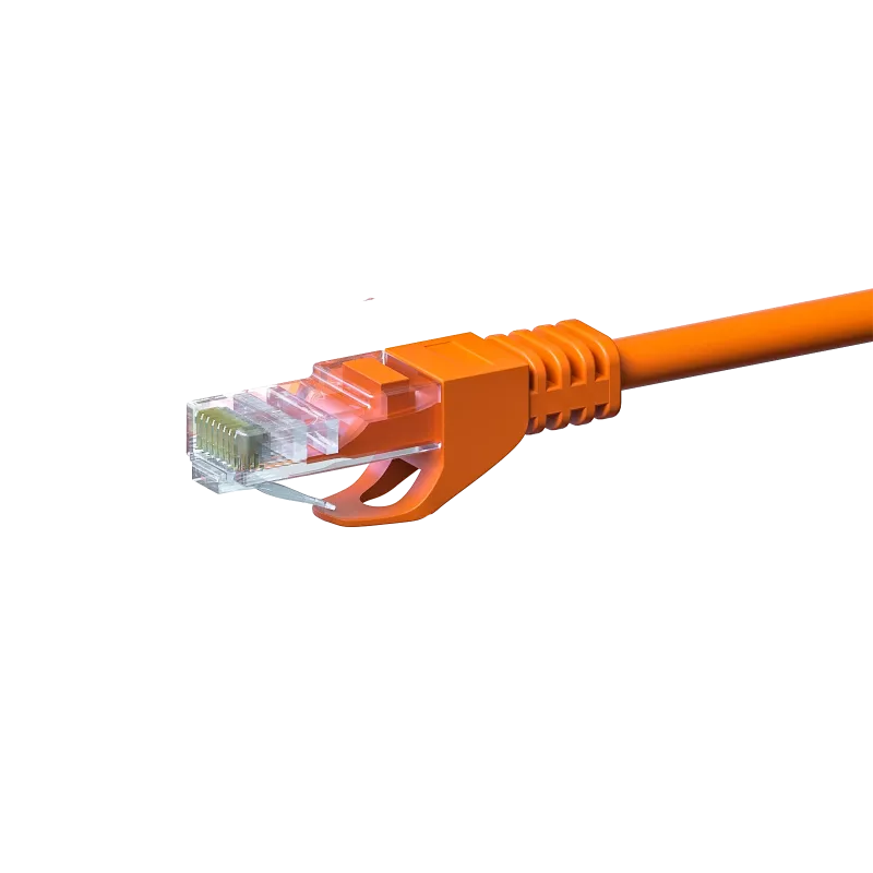 DSIT CAT 5e U/UTP καλώδιο δικτύου patch, 2m, πορτοκαλί, CCA, RJ45, Gigabit Ethernet