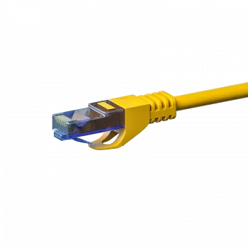 DSIT UTP Cat6a Καλώδιο εγκατάστασης, 100% Χαλκός, Κίτρινο, 0,25 m, DC-U6A7-002