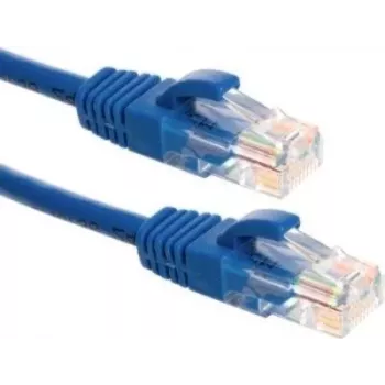 DSIT CAT6a U/UTP 100% Χαλκός Καλώδιο patch Ethernet, 0,5 m, Μπλε