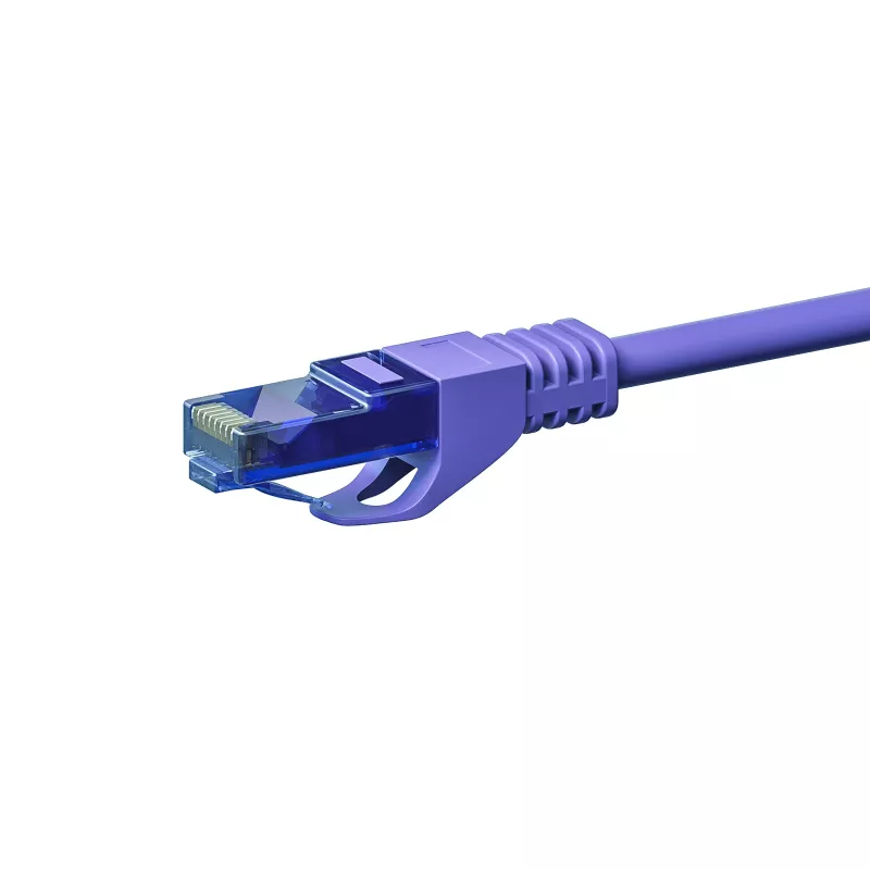 DSIT CAT6a Καλώδιο δικτύου 100% Χαλκός U/UTP 0,50 m Βιολετί (DC-U6A8-005)