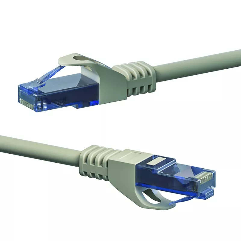 DSIT CAT6a U/UTP 100% Χαλκός Καλώδιο Δικτύου Patch 7,5m Γκρι