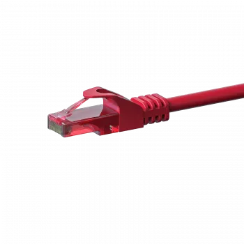 DSIT CAT6 U/UTP Καλώδιο Δικτύου Patch, 0,15 m, Κόκκινο, 100% Χαλκός, RJ45, 10 Gbit/s, 250 MHz, Θήκη PVC