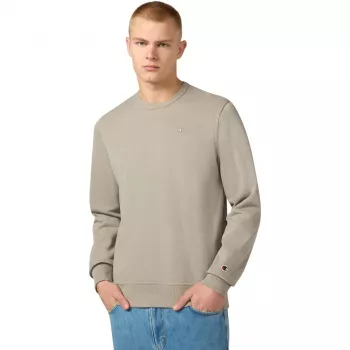 Champion ανδρικό sweatshirt με στρογγυλή λαιμόκοψη μπεζ 220785 ES035 XL