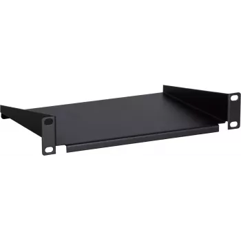 DSIT DS-FH10 σταθερό ράφι rack 10 ιντσών 1U για ντουλάπες διακομιστών, μαύρο, 250 x 136 x 44 mm