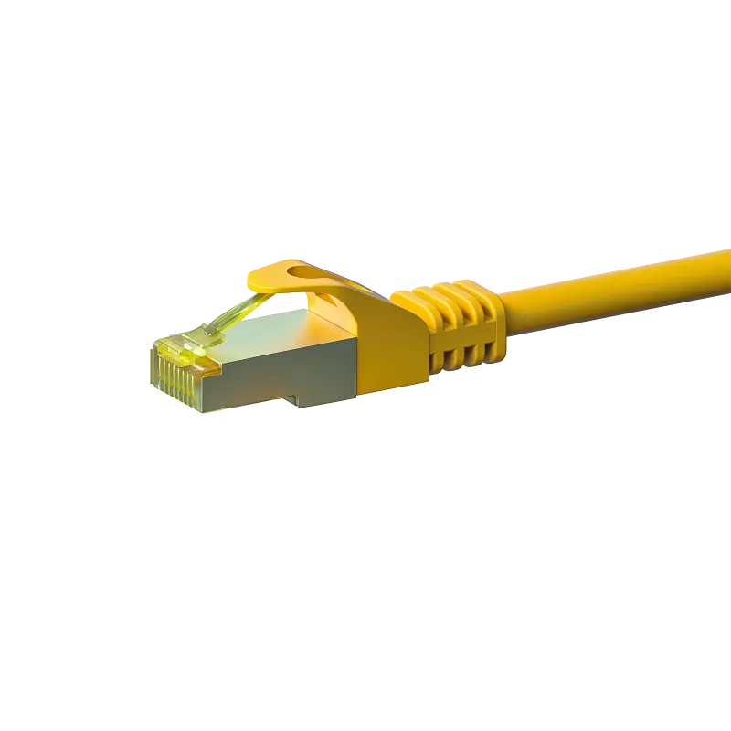 DSIT Cat.7 S/FTP καλώδιο patch δικτύου, RJ45, κίτρινο, 2 m