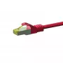 DSIT Cat.7 S/FTP PiMF RJ45 Καλώδιο δικτύου, Κόκκινο, 50 m (DC-75-500)