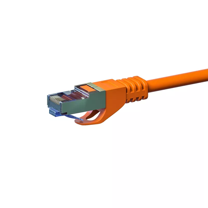 DSIT CAT 6a Καλώδιο δικτύου LSOH - S/FTP - 30 Μέτρα - Πορτοκαλί (DC-6A6-300)