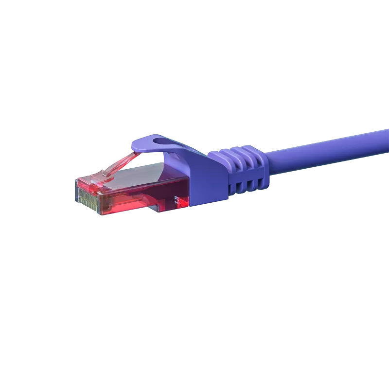 DSIT CAT6 U/UTP Καλώδιο δικτύου, 2 m, Μωβ, 100% Χαλκός (DC-68-020)