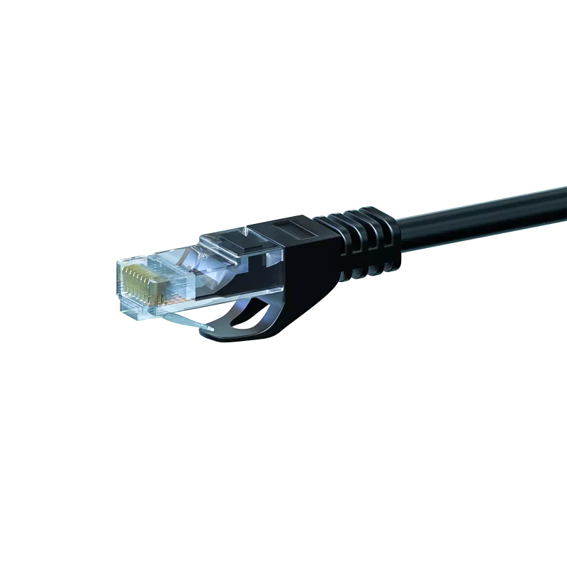 DSIT CAT5e U/UTP Καλώδιο δικτύου Patch, 0,25 m, Μαύρο, 100% Χαλκός (DC-50-002)