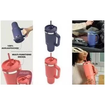 Contigo Thermalock Streeterville Ποτήρι με καλαμάκι 1,2 l Κοραλί 2217787