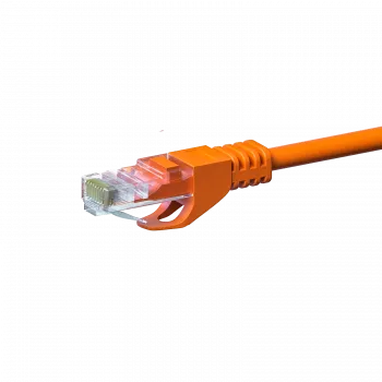 DSIT CAT 5e U/UTP καλώδιο patch δικτύου, RJ45, 15m, πορτοκαλί, CCA, 1 Gbit/s