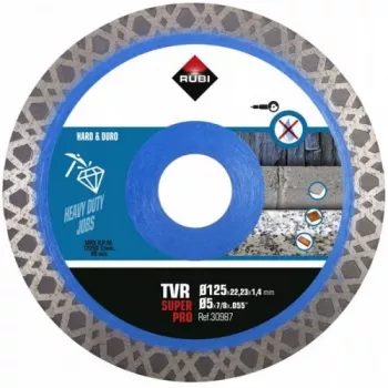RUBI Turbo Viper Blade - TVR SuperPro 125mm διαμαντένιος δίσκος κοπής
