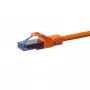 DSIT CAT6a U/UTP 100% χαλκός καλώδιο patch Ethernet 0,15 m πορτοκαλί