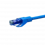 DSIT UTP CAT6a καλώδιο δικτύου, 100% χαλκού, μπλε, 0,25 m (DC-U6A4-002)