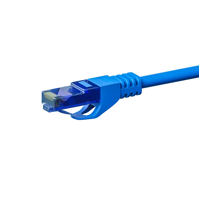 DSIT UTP CAT6a καλώδιο δικτύου, 100% χαλκού, μπλε, 0,25 m (DC-U6A4-002)