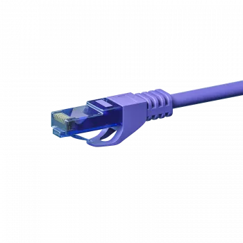 DSIT CAT6a U/UTP καλώδιο patch 100% χαλκού, 3m, μωβ, RJ45, 10Gbps, 500MHz