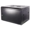 DSIT DS6604M 4U επίτοιχο rack server με μεταλλική πόρτα, 600 x 600 x 280 mm, μαύρο