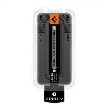 Spigen Glas.tR EZ Fit Pro συσκευασία 2 τεμ. γυαλί προστασίας οθόνης από σκληρυμένο γυαλί για Samsung Galaxy A27 5G - διάφανο