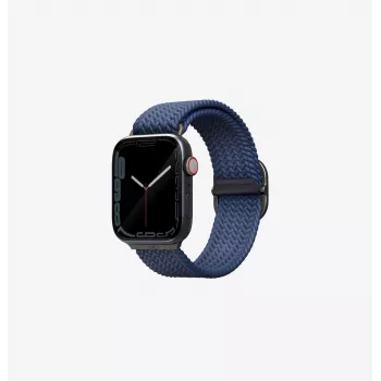 UNIQ Aspen Braided Loop Βραχιόλι για Apple Watch 42/41/40mm Series 1-11/SE/SE2/SE3 - Γκρι γρανίτη